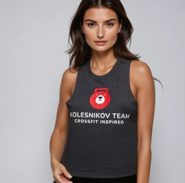 Женская майка KT Brand Tee (L, Женский, Синий)