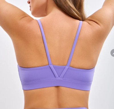 Спортивный топ Gentle V-Bra (S, Basic Lux, Женский, Сиреневый)