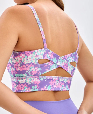 Спортивный Топ Radiance Sports Bra (L, Женский, Breezy Bloom)