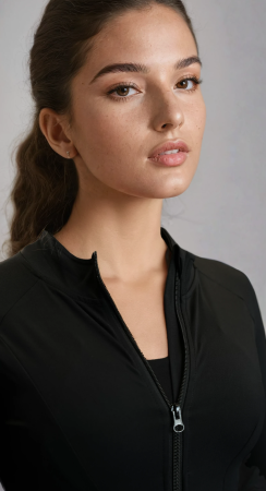 Рашгард на молнии Core Zip Jacket (S, Black, Gonna Bee Summer)