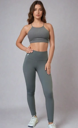 Спортивный топ Break the Limits Sports Bra (L, Весенние комплекты, Женский, Dark Grey)