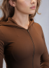 Рашгард на молнии Hood Jacket (S, Almond, Женский, Gonna Bee Summer)