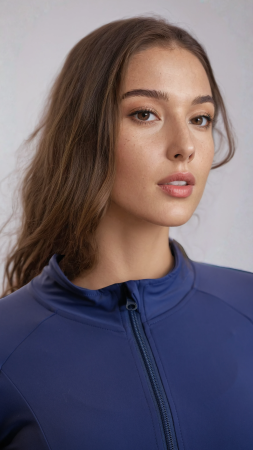 Рашгард на молнии Core Zip Jacket (S, Royal Blue, Gonna Bee Summer)