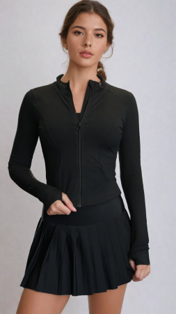 Рашгард на молнии Core Zip Jacket (S, Black, Gonna Bee Summer)