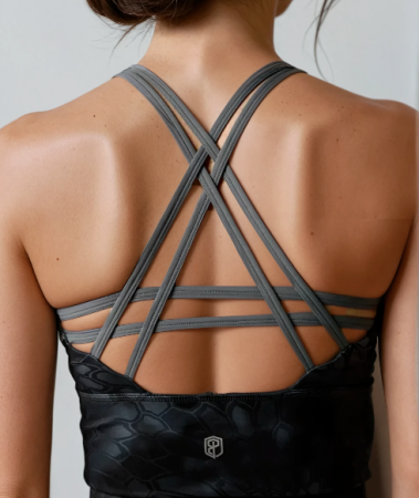 Спортивный Топ Crossfire Sports Bra (M, Small logo, Женский, Typhon)