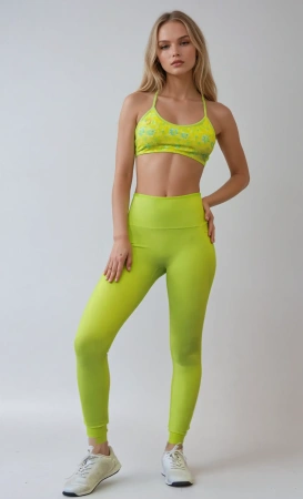 Спортивный топ Serenity Sports Bra (M, Весенние комплекты, Женский, Lime Splash)