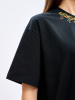 Футболка Хохлома Oversized (M, Унисекс, Black)