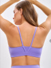 Спортивный топ Gentle V-Bra (S, Basic Lux, Женский, Сиреневый)