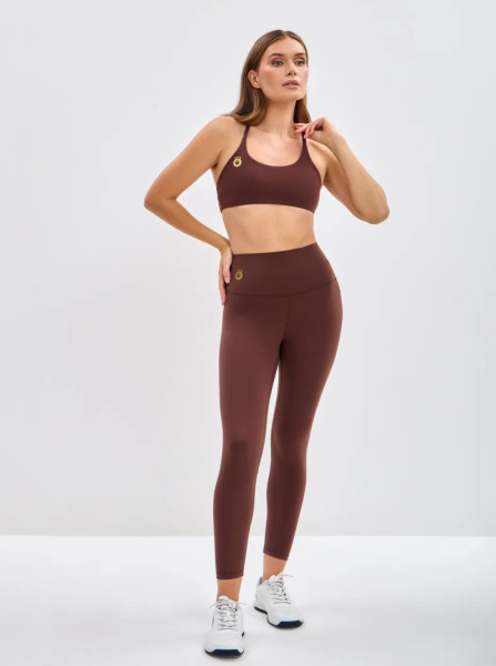 Леггинсы You Go To Legging 2.0 (S, Small logo, FRENCH ROAST)
