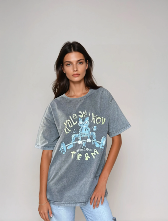 Футболка KT Cat Leo (XL, Kolesnikov Team, Унисекс, Серый)