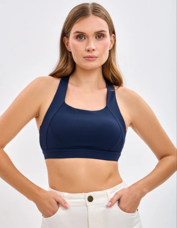 Спортивный топ All-Fit (XL, Basic Lux, Женский, Темно синий)