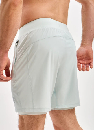 Мужские шорты Versatile shorts/compression 7 (M, Мужской, Sky)