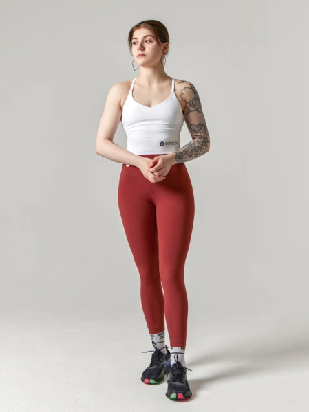 Леггинсы You Go To Legging 2.0 (M, Женский, Brick red)