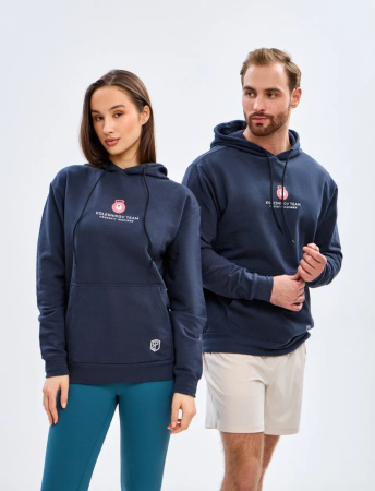 Худи унисекс Unmatched Unisex Hoodie (Kolesnikov Team, Blueberry, S, Унисекс)
