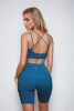 Топ спортивный The Exhale Sports Bra (L, Женский, Seaport)