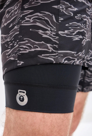 Мужские шорты Versatile shorts/compression 7 (XL, Мужской, Night Tiger)