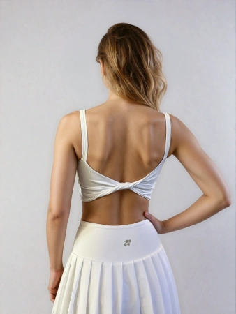 Спортивный Топ Don't Get It Twisted Sports Bra (S, Женский, White)