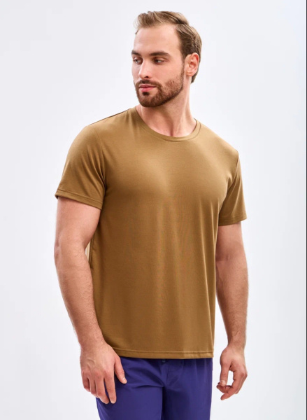 Мужская футболка Edge tee (M, Basic Lux, Мужской, Коричневый)