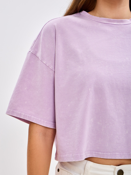 Кроп для женщин Training Crop Tee 2.0 (XS, Женский, Washed Orchid)