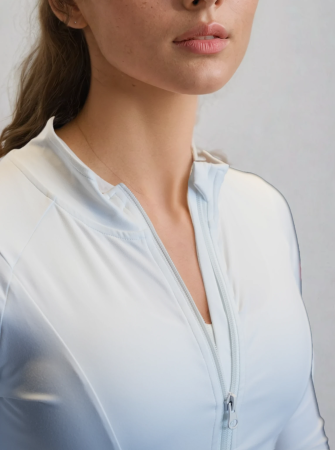 Рашгард на молнии Core Zip Jacket (S, White, Gonna Bee Summer)