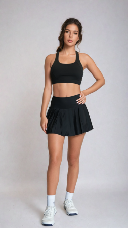 Спортивная Юбка Flow Skirt (Black, S, Женский, Gonna Bee Summer)