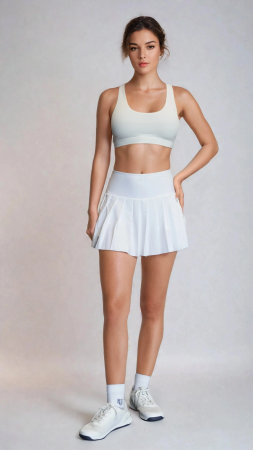 Спортивная Юбка Flow Skirt (White, S, Женский, Gonna Bee Summer)