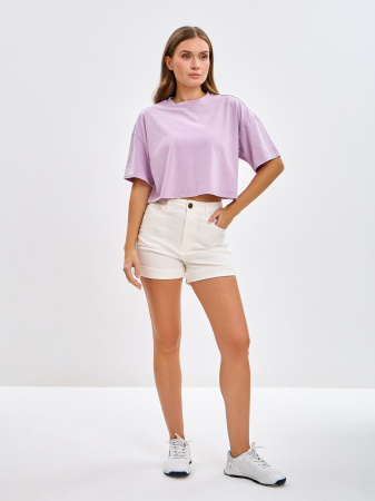 Кроп для женщин Training Crop Tee 2.0 (XS, Женский, Washed Orchid)