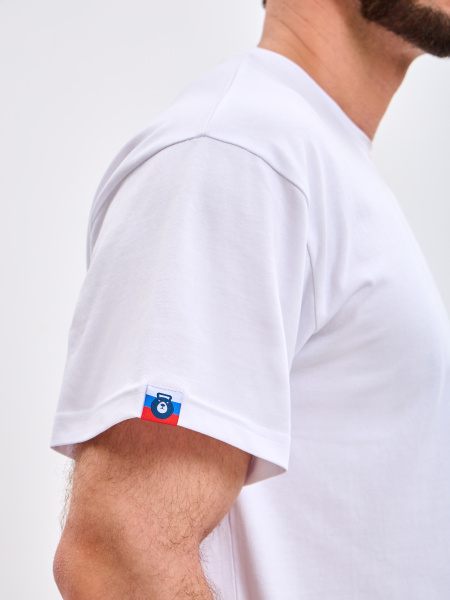 Футболка Plain White (XL, Унисекс, White)