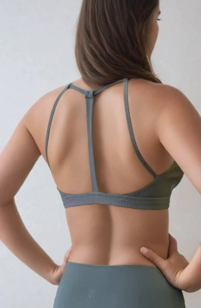 Спортивный топ Break the Limits Sports Bra (L, Весенние комплекты, Женский, Dark Grey)