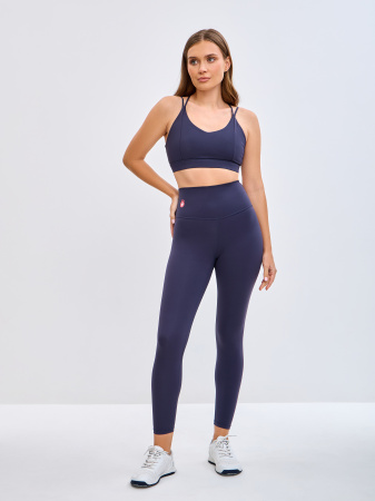 Топ спортивный The Exhale Sports Bra (M, Женский, Navy)