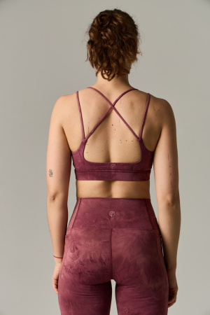 Топ спортивный The Exhale Sports Bra (L, Женский, Roan Rouge)