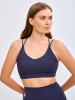 Топ спортивный The Exhale Sports Bra (M, Женский, Navy)