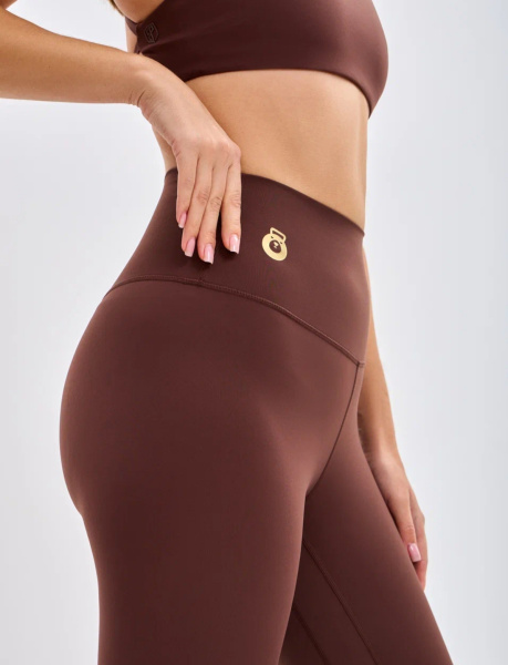 Леггинсы You Go To Legging 2.0 (S, Small logo, FRENCH ROAST)