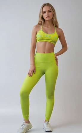 Спортивный топ Serenity Sports Bra (L, Весенние комплекты, Женский, Lime Splash)