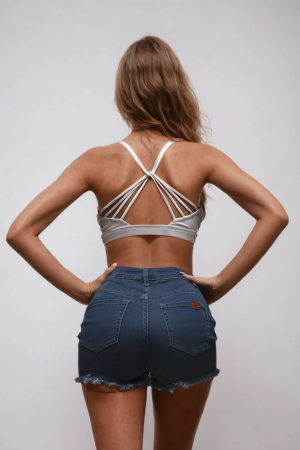 Спортивный Топ Vitality Sports Bra 2.0 (L, Женский, White, Big logo)