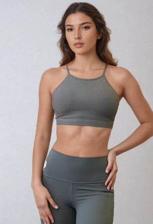 Спортивный топ Break the Limits Sports Bra (S, Весенние комплекты, Женский, Dark Grey)