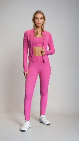 Рашгард на молнии Core Zip Jacket (M, Rose, Gonna Bee Summer)