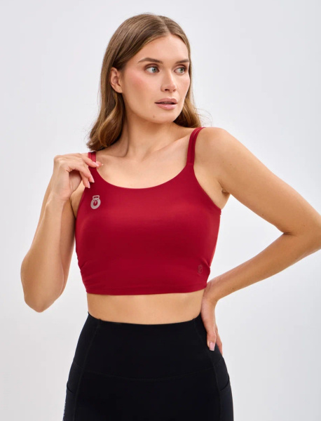 Спортивный Топ Don't Get It Twisted Sports Bra (S, Женский, Rhubarb)