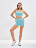 Топ спортивный The Exhale Sports Bra (S, Женский, NILE BLUE)