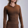 Рашгард на молнии Hood Jacket (XS, Almond, Женский, Gonna Bee Summer)