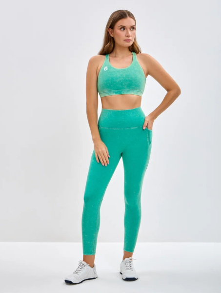 Топ спортивный Helix Sport Bra (S, Женский, WASHED JADE)
