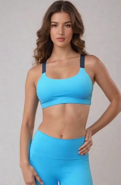 Спортивный топ Moxie Sports Bra (S, Весенние комплекты, Женский, Aquarius)
