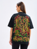 Футболка Хохлома Oversized (M, Унисекс, Black)