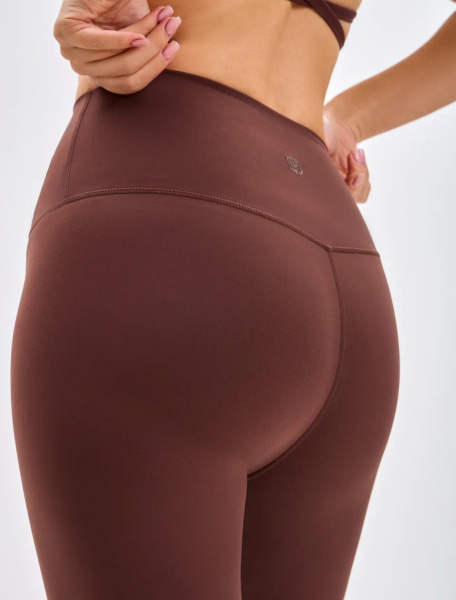 Леггинсы You Go To Legging 2.0 (S, Small logo, FRENCH ROAST)