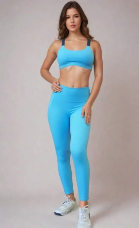 Спортивный топ Moxie Sports Bra (S, Весенние комплекты, Женский, Aquarius)