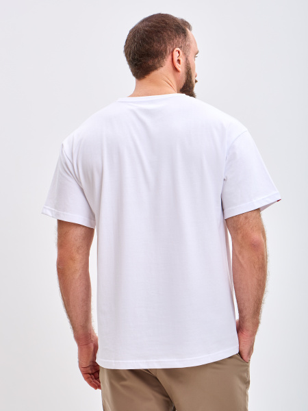 Футболка Plain White (XL, Унисекс, White)