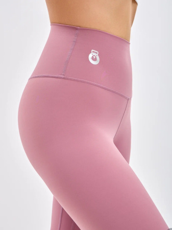 Леггинсы You Go To Legging 2.0 (XS, Small logo, Antique mauve, Женский)