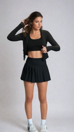 Спортивная Юбка Flow Skirt (Black, S, Женский, Gonna Bee Summer)
