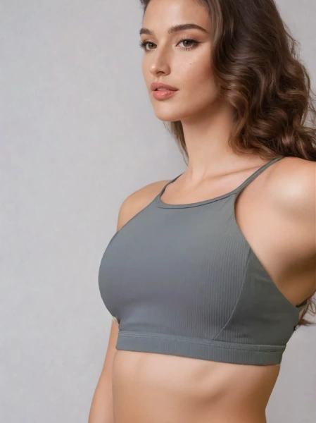 Спортивный топ Break the Limits Sports Bra (XS, Весенние комплекты, Женский, Dark Grey)