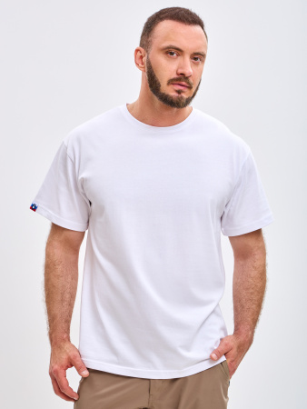 Футболка Plain White (XXL, Унисекс, White)